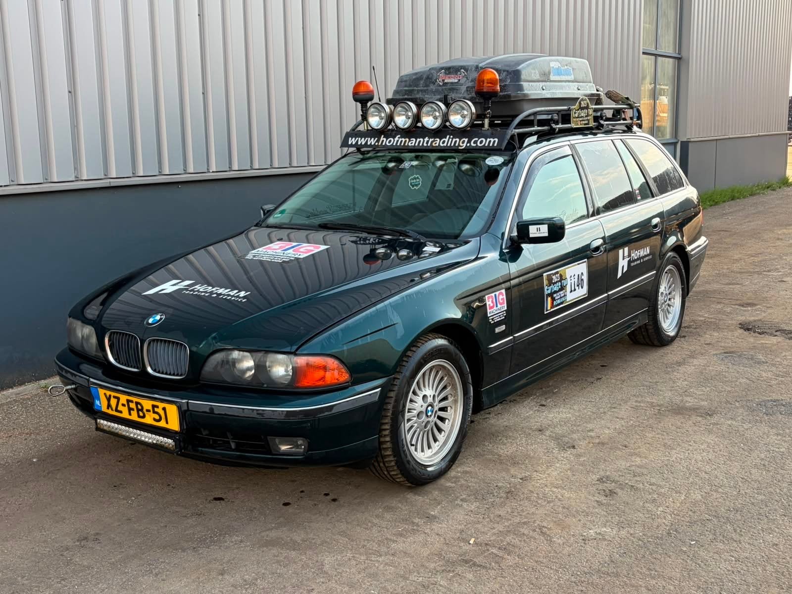 BMW 5-Serie 2.5 I 523 Touring 1999 Groen, Auto's, 1800 kg, 2494 cc, Origineel Nederlands, Stationwagon