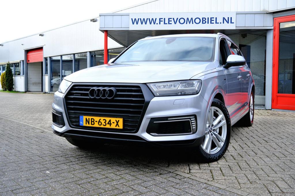 Audi Q7 3.0 TDI e-tron Quattro S-Line Aut. Pano|Leder|Navi|C, Automaat, Automatische klimaatregeling, Gebruikt, Euro 6