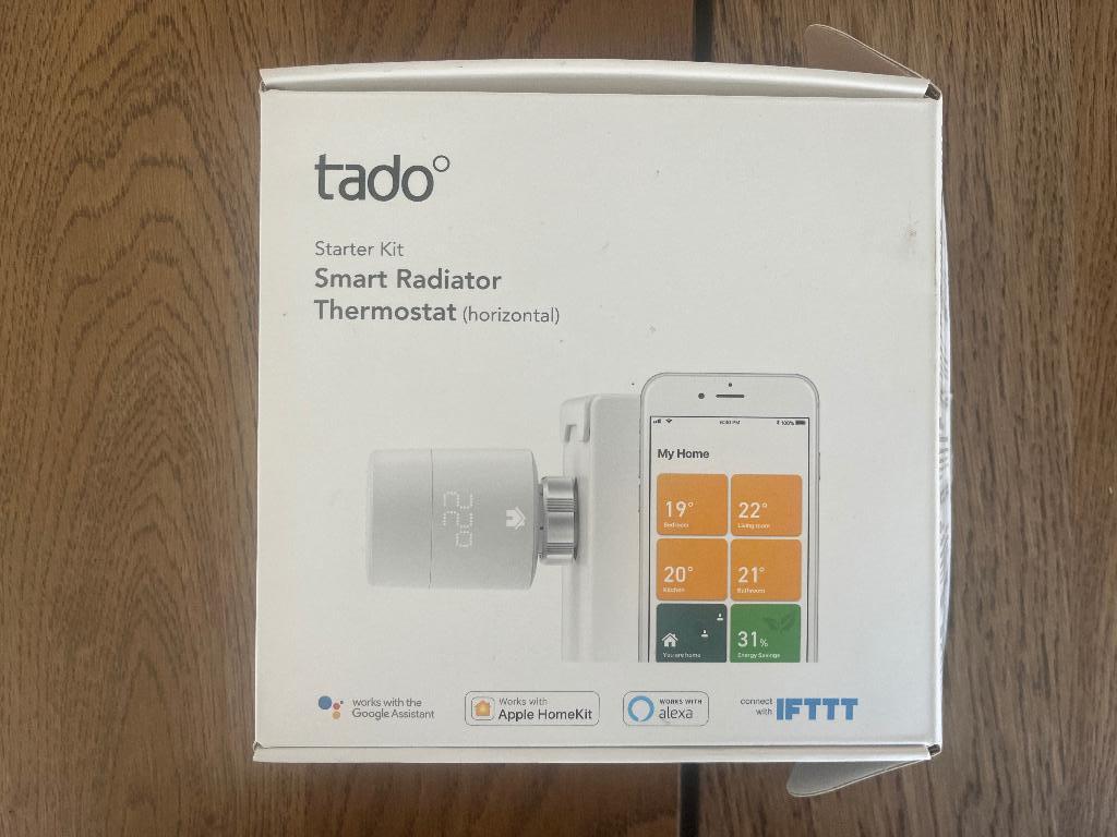 tado Smart Radiator Thermostaat Starter Kit, Doe-het-zelf en Verbouw, Thermostaten, Ophalen, Zo goed als nieuw