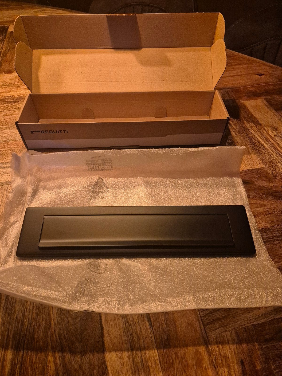 Nieuwe brievenbusklep voor in de deur - Hardbrass, Overige materialen, Brievenbusklep, Nieuw, Ophalen of Verzenden