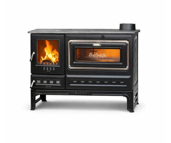 S12UC Sabah - Gietijzer Houtkachel - 8 KW - A+ CE Label, Ophalen, Vrijstaand, Hout, Nieuw