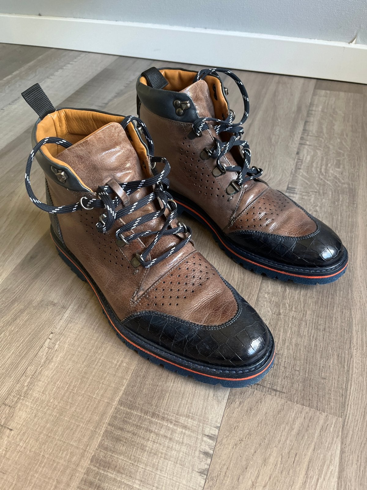 Melvin & Hamilton Trevor 5 Boots Maat 43, Ophalen of Verzenden, Bruin, Boots