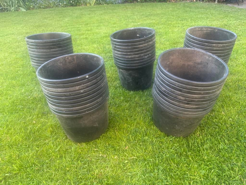 Partij plantenpotten boompotten 7L diam 26 x H20 cm 175 st, Tuin en Terras, Bloempotten, 25 tot 40 cm, Kunststof, Rond, Nieuw