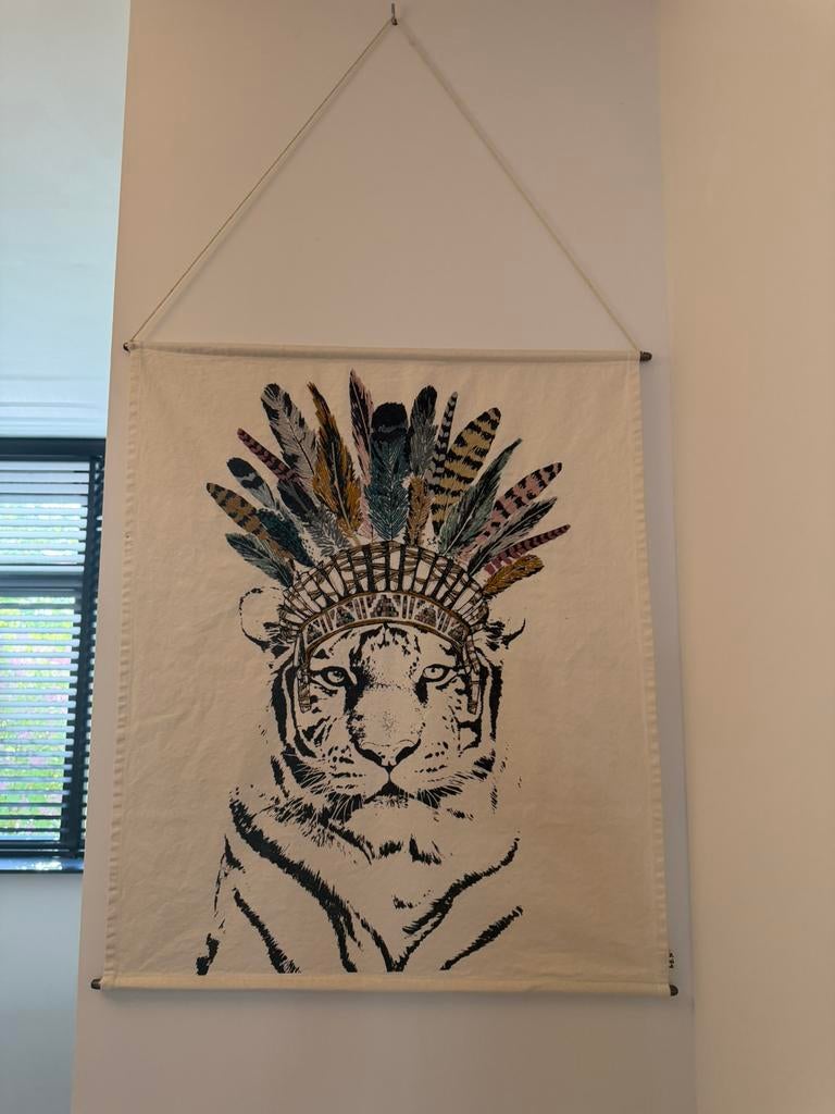 N74 Ibiza wandkleed canvas, Ophalen of Verzenden, Nieuw, Wandkleed