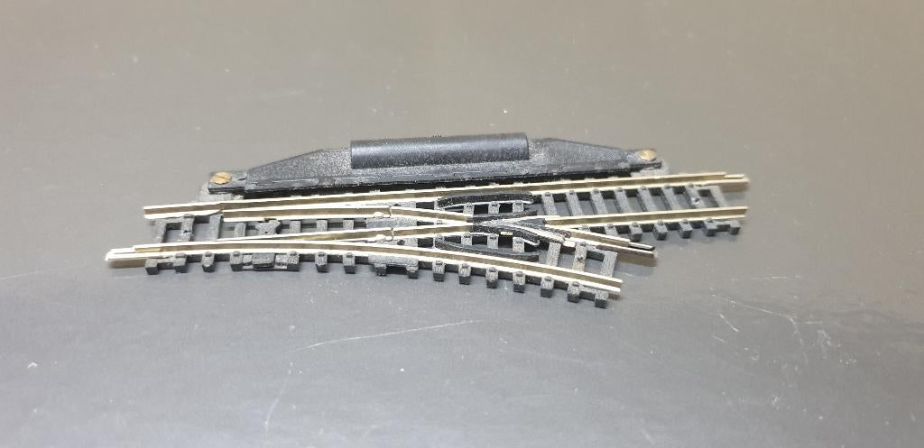 ROCO/Fleischmann 22267 handwissel rechts 15gr (9469), Gebruikt, Gelijkstroom, Fleischmann, Rails