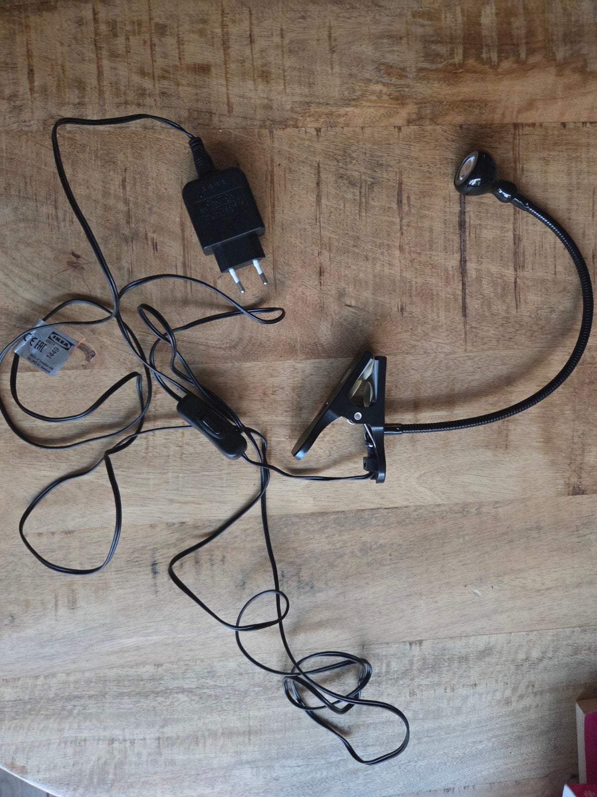 led Klemspot met zeer lange kabel en aan/uit schakelaar, Ophalen of Verzenden