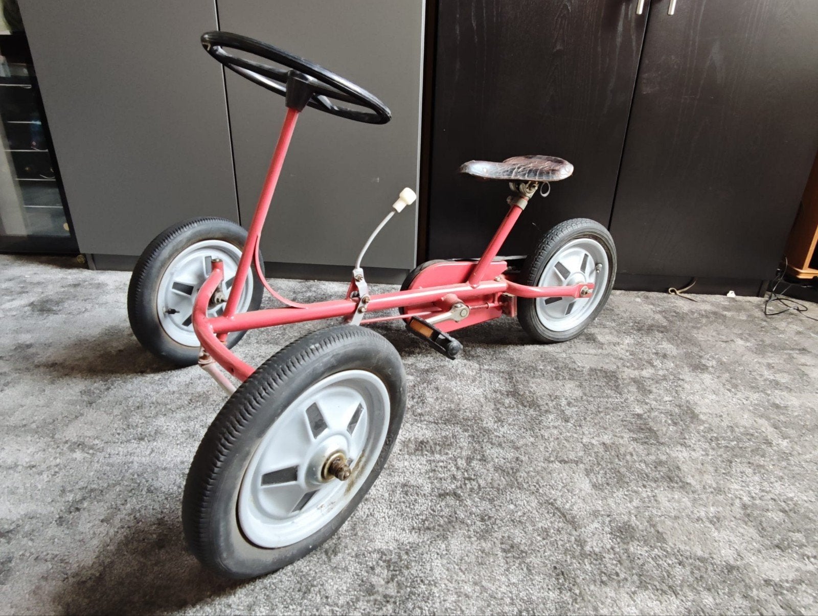 Vintage Rode Lilliput driewieler, Ophalen, Gebruikt, Trapvoertuig