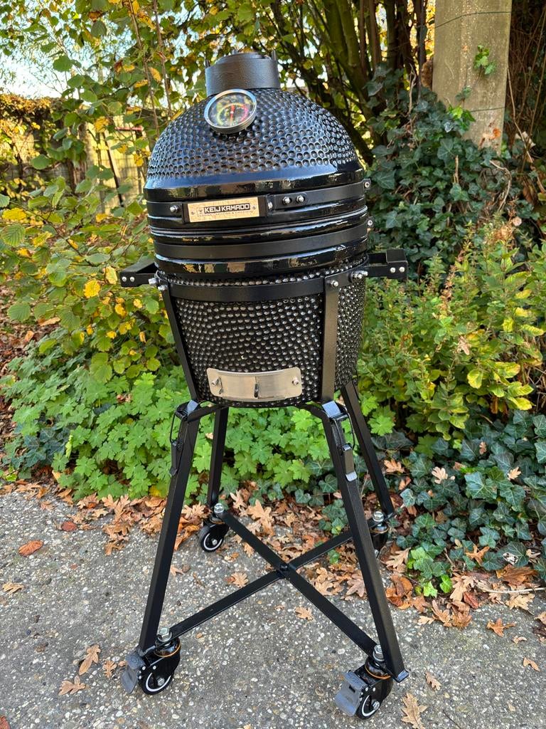 Keij Kamado Compact, Tuin en Terras, Ophalen, Gebruikt, Met accessoires