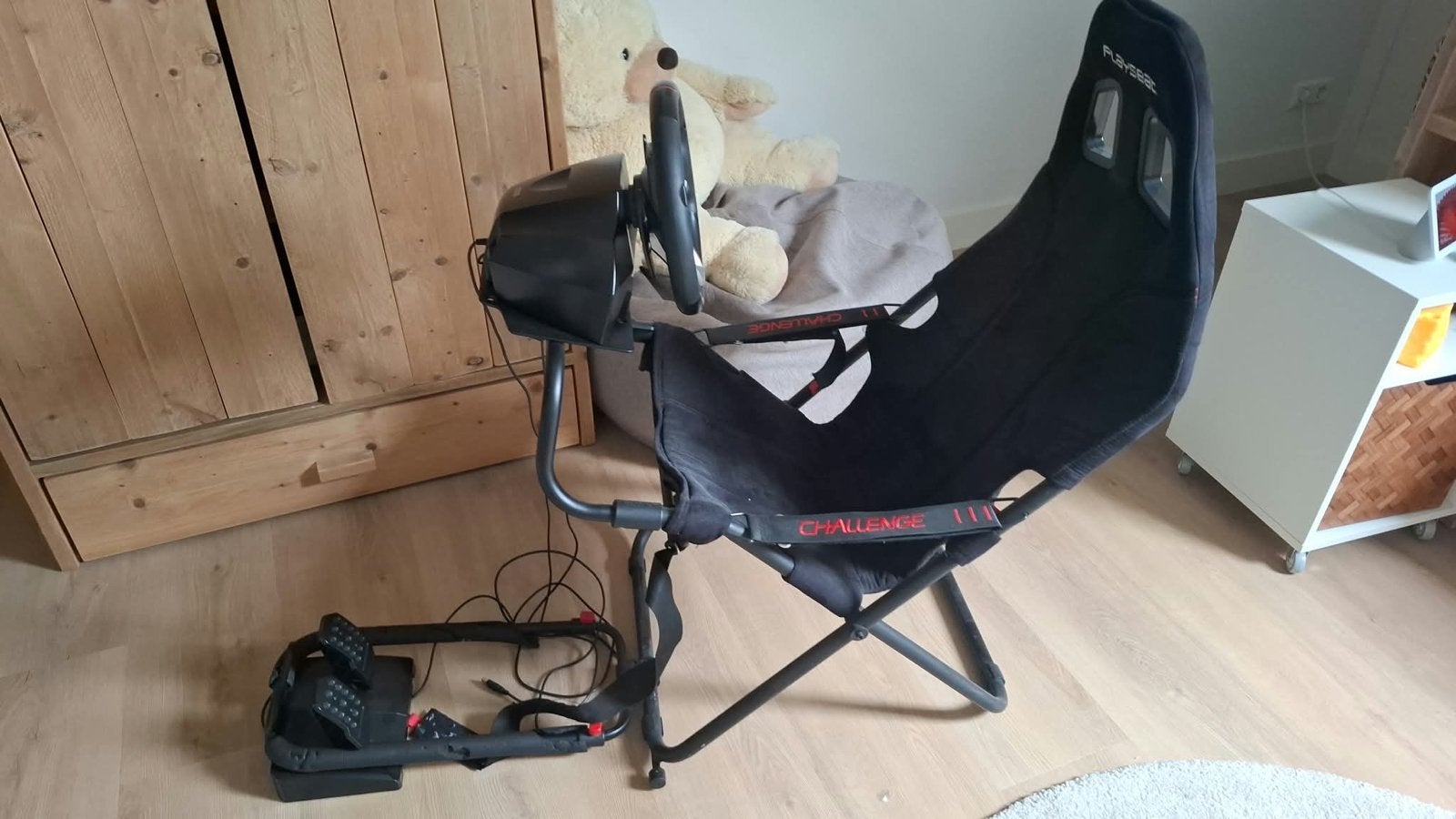 Playseat Challenge met Hori racestuur en pedalen, Spelcomputers en Games, Ophalen, Gebruikt, Playseat of Racestoel, PlayStation 4