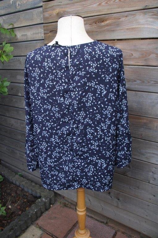 Tuniek donkerblauw/ wit Opus mt 42 Vaste prijs, Blauw, Maat 42/44 (L), Ophalen of Verzenden, Zo goed als nieuw
