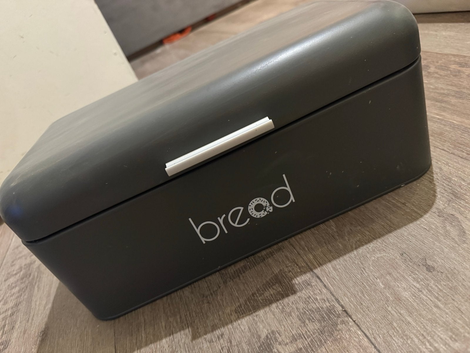 Grijze broodtrommel - ca. 50cm breed, Broodtrommel, Ophalen, Zo goed als nieuw, Grijs