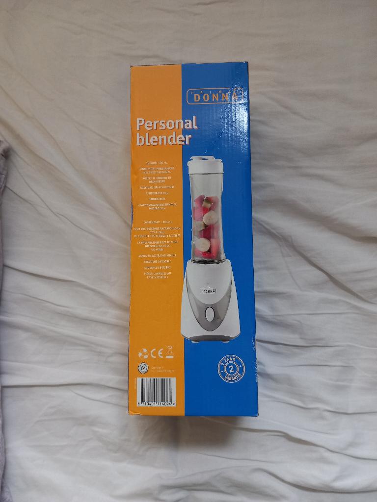 Prima Donna Personal Blender NIEUW. Mixer, Ophalen of Verzenden, Nieuw, Blender