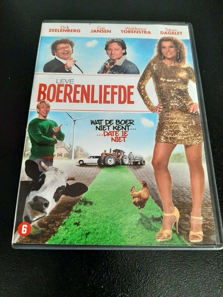 Leve boerenliefde, Tatum Dagelet, Cas Jansen, Rense Westra!, Gebruikt, Ophalen of Verzenden, Komedie, Vanaf 6 jaar