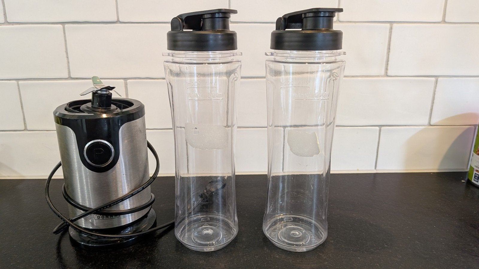Prima Donna PB-2102 Personal Blender met 2 flessen, Ophalen of Verzenden, Gebruikt, Blender to go
