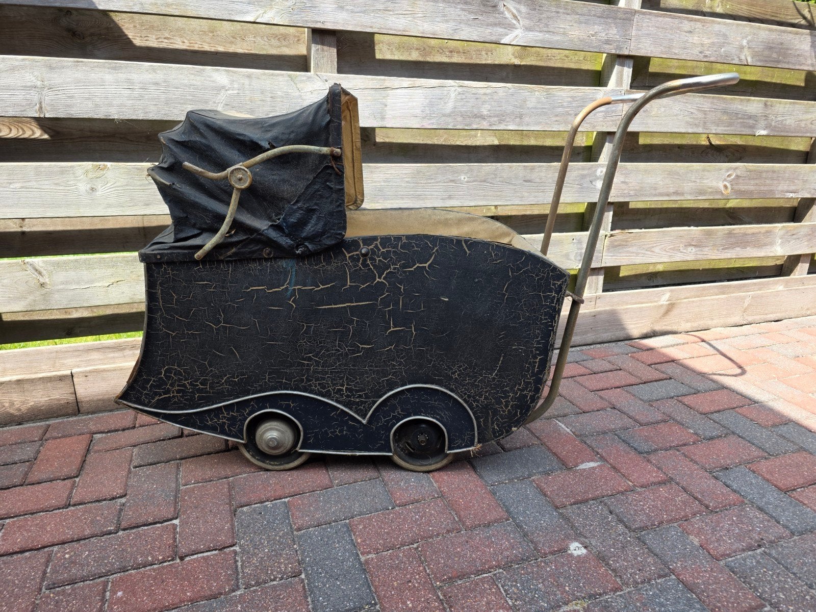 Vintage Poppenwagen Jaren '20-'30, Ophalen, Gebruikt, Overige typen