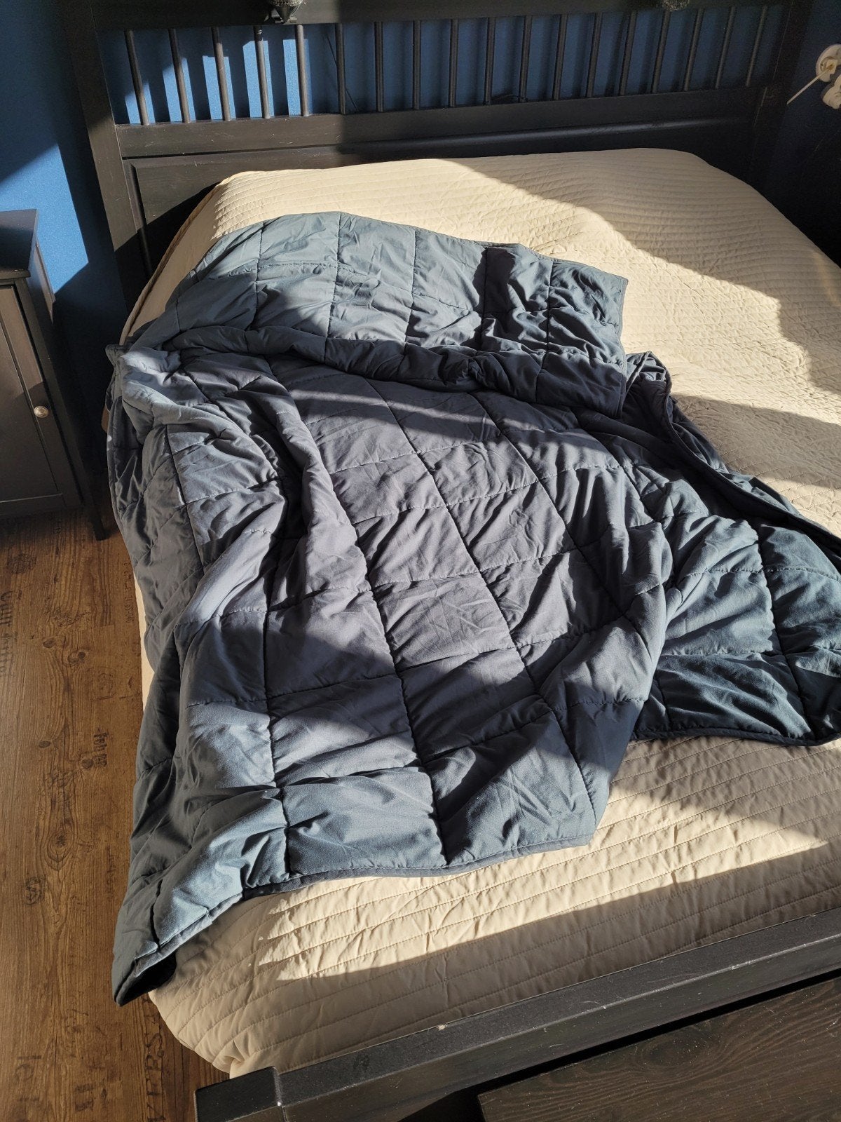 Verzwaringsdeken 7 kg - Comfort en Rust, Ophalen, Gebruikt, Eenpersoons, Blauw