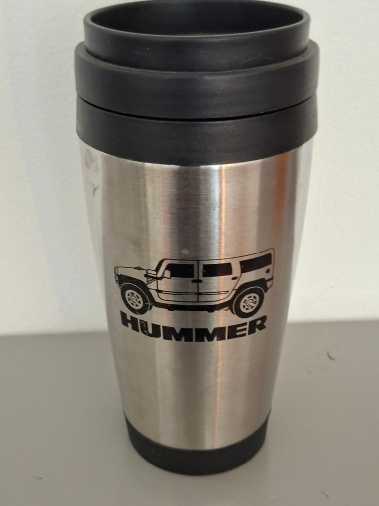 Hummer H2 Thermosbeker RVS, Ophalen of Verzenden, Gebruikt