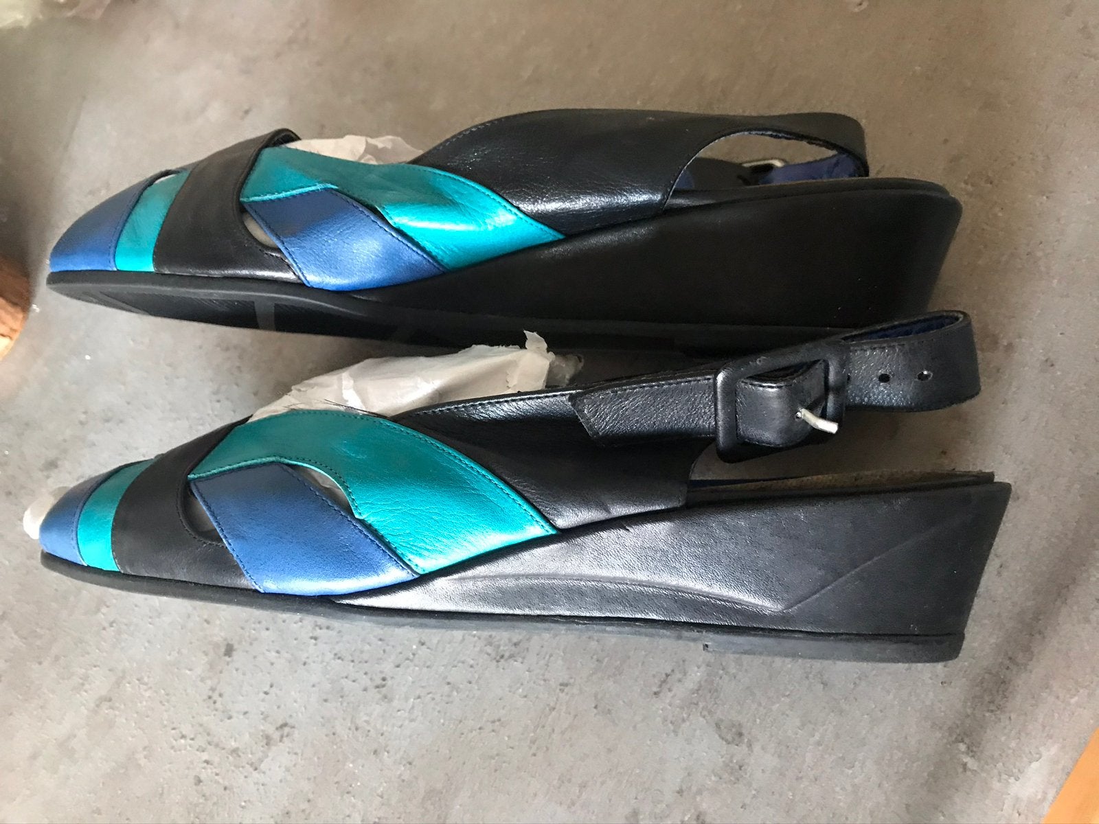Zomers schoenen, merk Garbo , kleur tweekleurig blauw, Ophalen, Zo goed als nieuw, Blauw, Sneakers of Gympen
