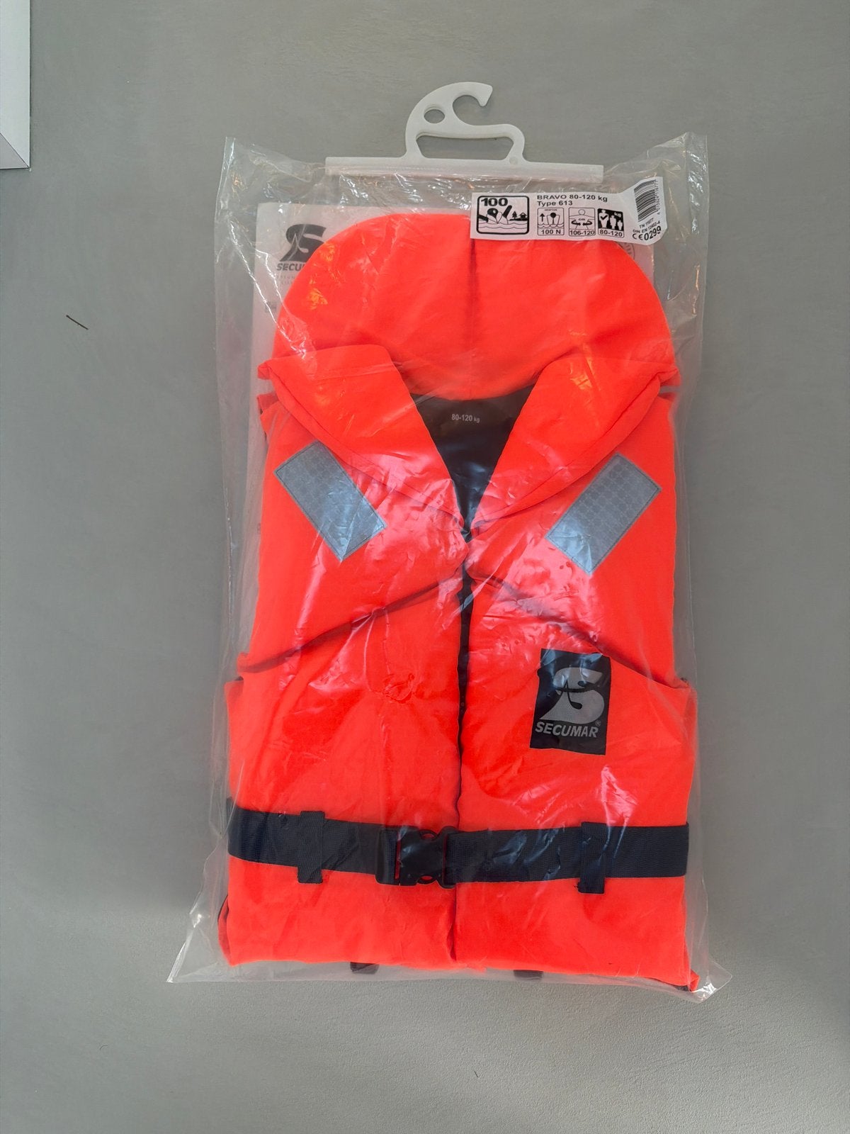 Secumar 100 reddingsvest 80-120kg, Watersport en Boten, Ophalen of Verzenden, Nieuw, Overige typen
