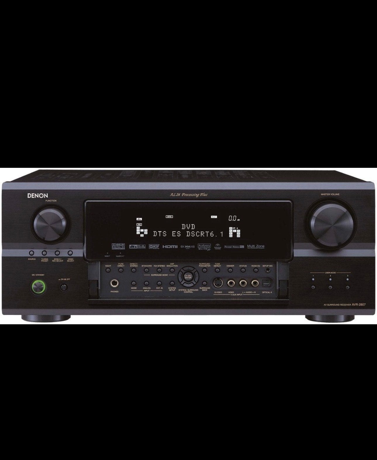 Denon AVR-2807 AV Surround Receiver, Ophalen, Gebruikt, Denon, 120 watt of meer