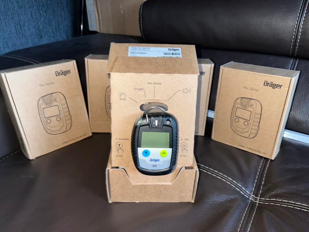 Dräger Pac 6x00/8x00 CO meter - Nieuwstaat 5x!, Doe-het-zelf en Verbouw, Meetapparatuur, Ophalen of Verzenden, Nieuw, Overige meters