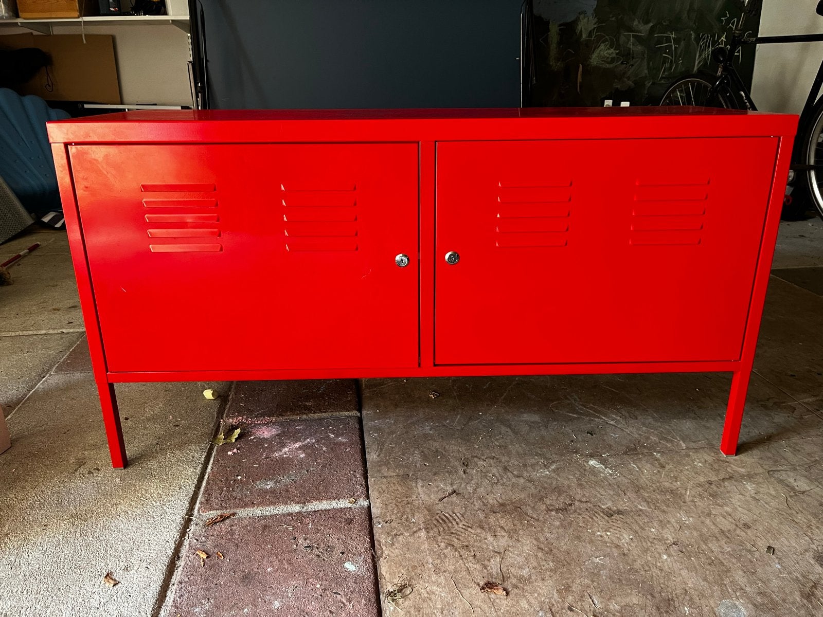 Ikea PS kast rood, Ophalen, Gebruikt