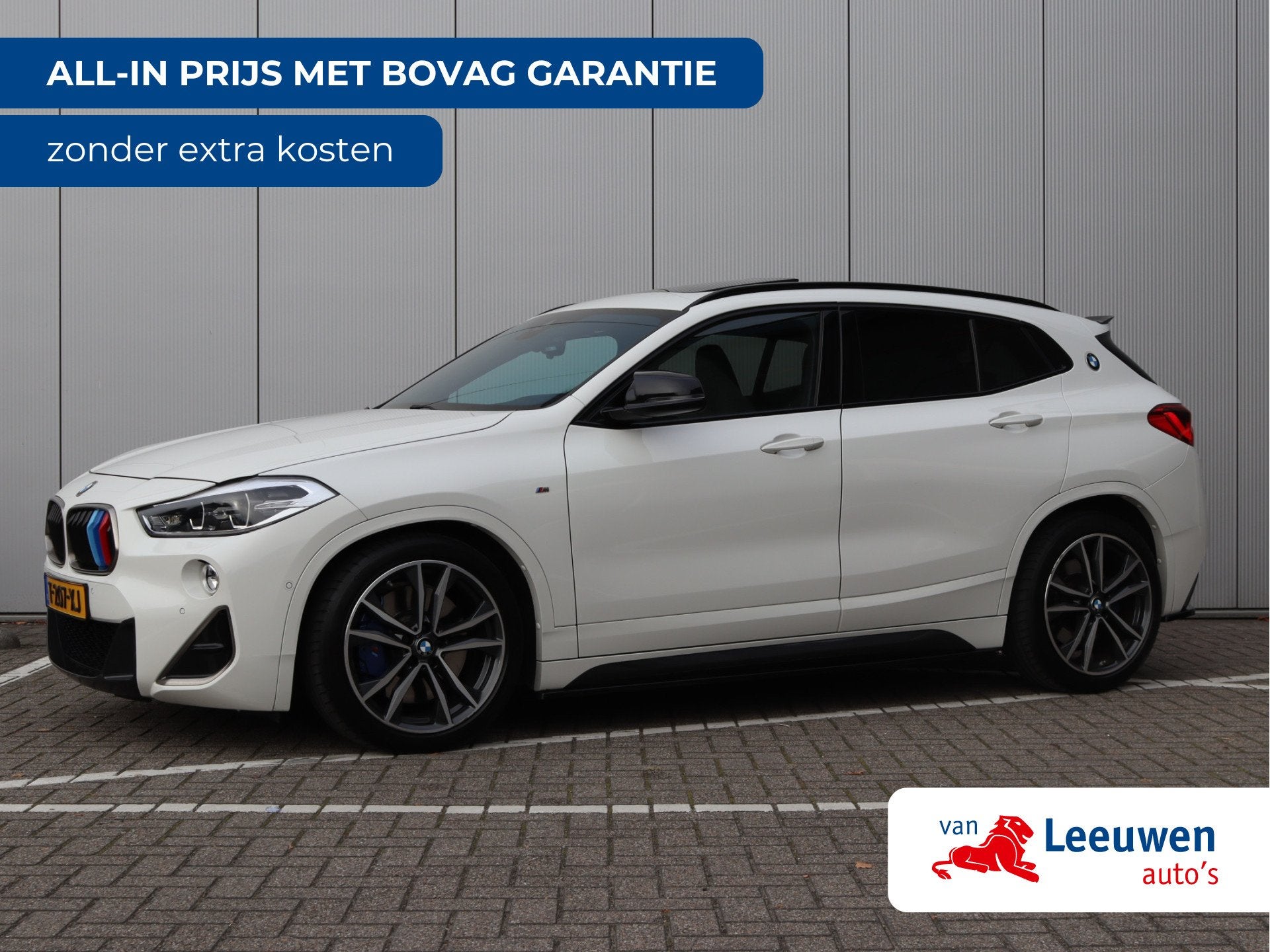 BMW X2 M35i High Executive | 19" | Pano | Head-up | H&K | AC, Auto's, X2, Gebruikt, 4 cilinders, Wit