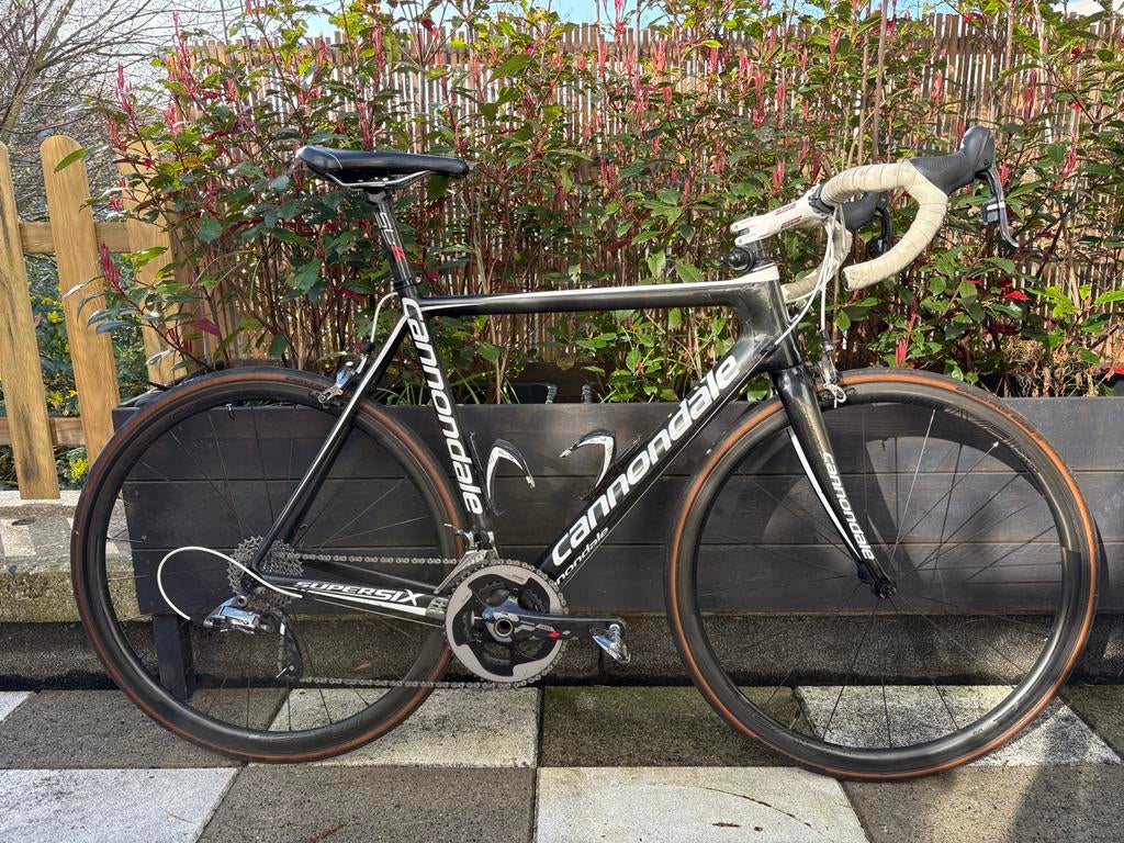 Cannondale Supersix EVO full Carbon racefiets mt 56, 28 inch, Gebruikt, Carbon, Heren