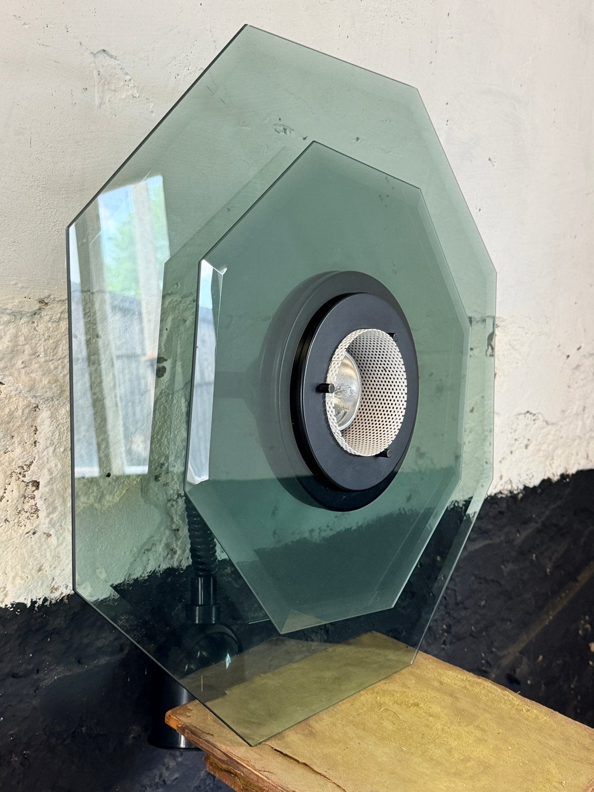 Vintage 80’s hanglamp pendel rookglas pendel Steinhauer, Huis en Inrichting, Lampen | Hanglampen, Ophalen, Vintage 80's Steinhauer hanglamp pendel rookglas