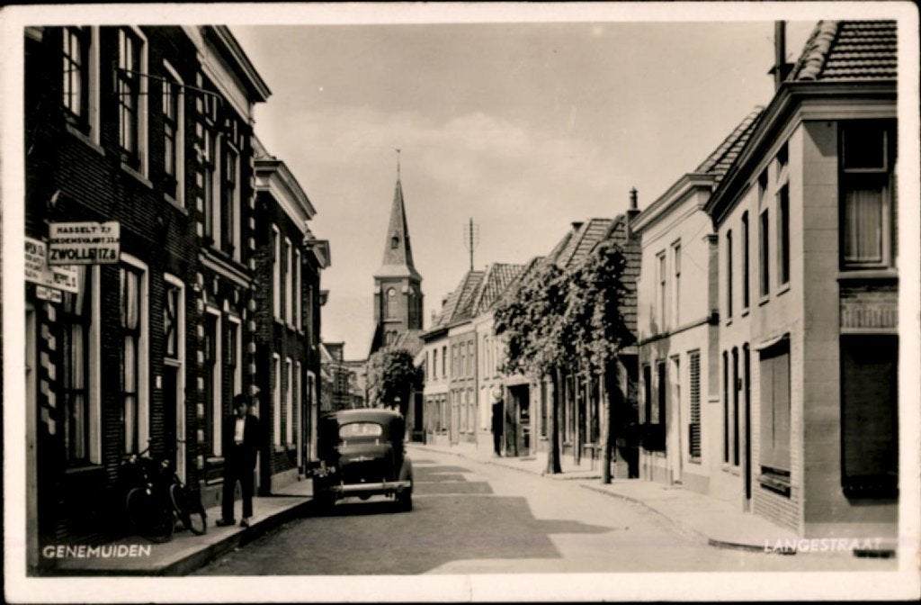 genemuiden, kvr5-484 in 1942, Verzamelen, Ansichtkaarten | Nederland, Verzenden, 1940 tot 1960, Gelopen, Overijssel