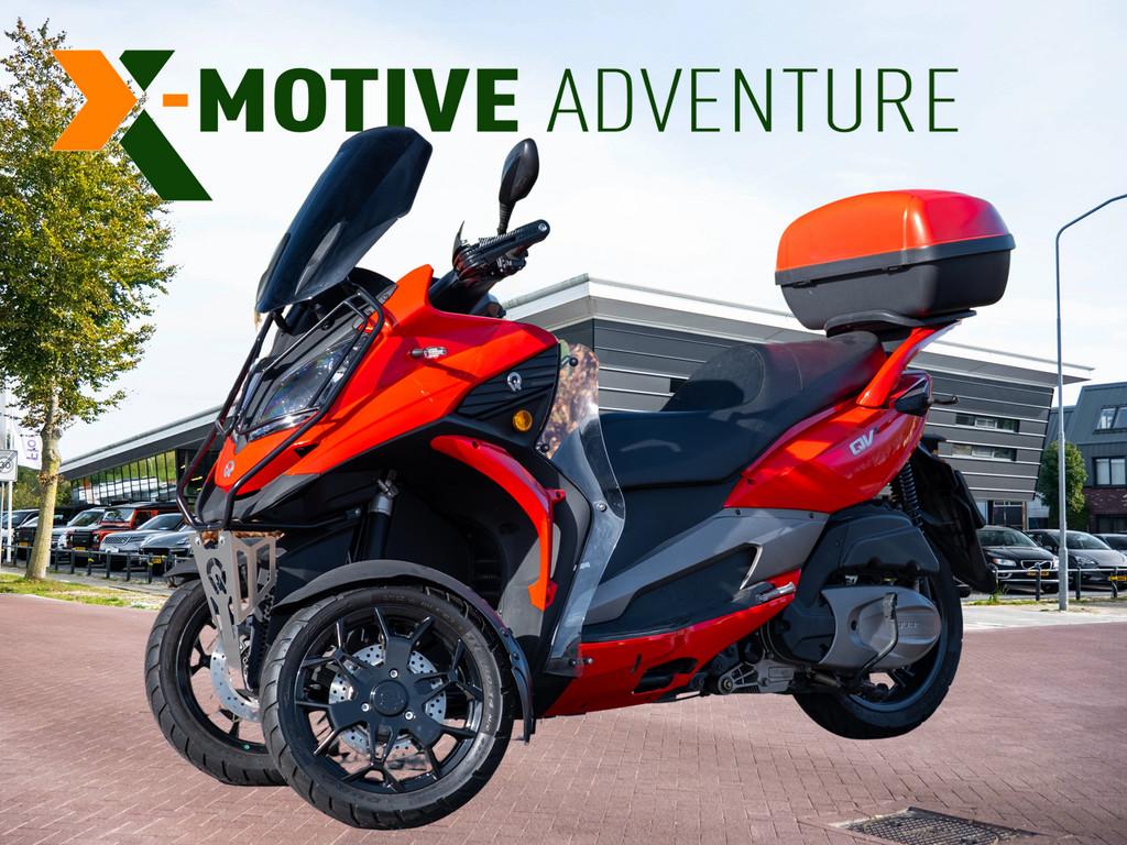 Qooder Quadro 3 | Topkoffer | Donker windscherm | Valbeugels, Scooter, Quadro, 12 t/m 35 kW, 346 cc