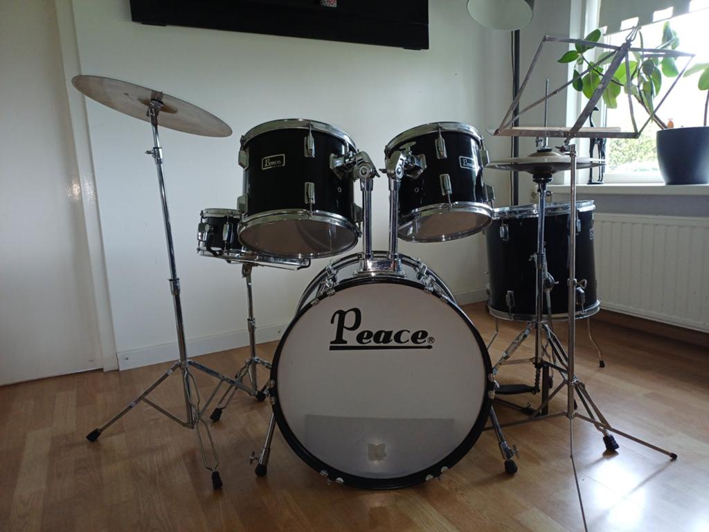 Compleet beginners drumstel - Peace, Muziek en Instrumenten, Ophalen, Gebruikt, Overige merken