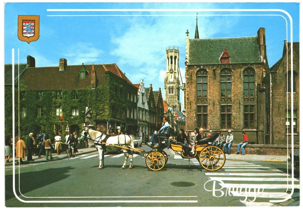 991424	Brugge B	_Gelopen met mooie zegel	Kinderpostzegel, Ophalen of Verzenden, 1980 tot heden, Gelopen, West-Vlaanderen