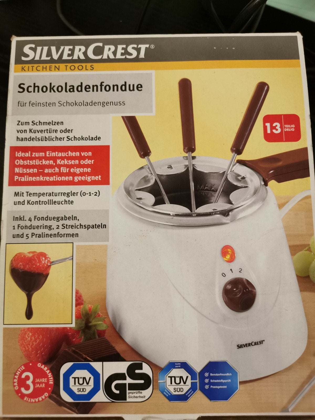SilverCrest Chocoladefondue - Nieuw in doos, Ophalen of Verzenden, Nieuw