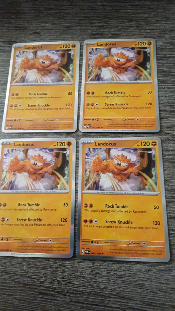4x Landorus (POR 041) Perfect Order, Ophalen of Verzenden, Nieuw, Meerdere kaarten