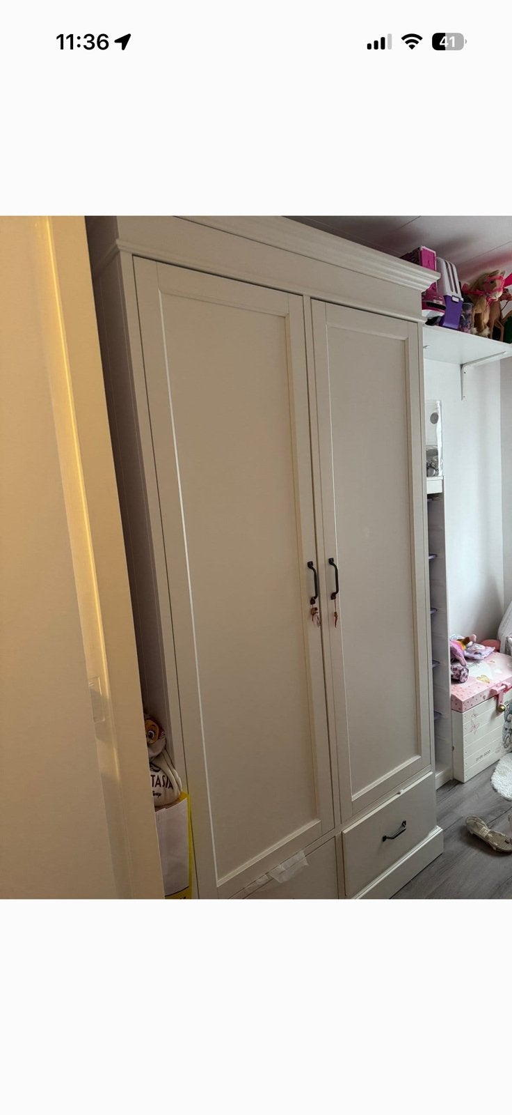 Kidsmill la premiere kast babykast kinderkamer, Huis en Inrichting, Ophalen, 100 tot 150 cm, 200 cm of meer, Zo goed als nieuw