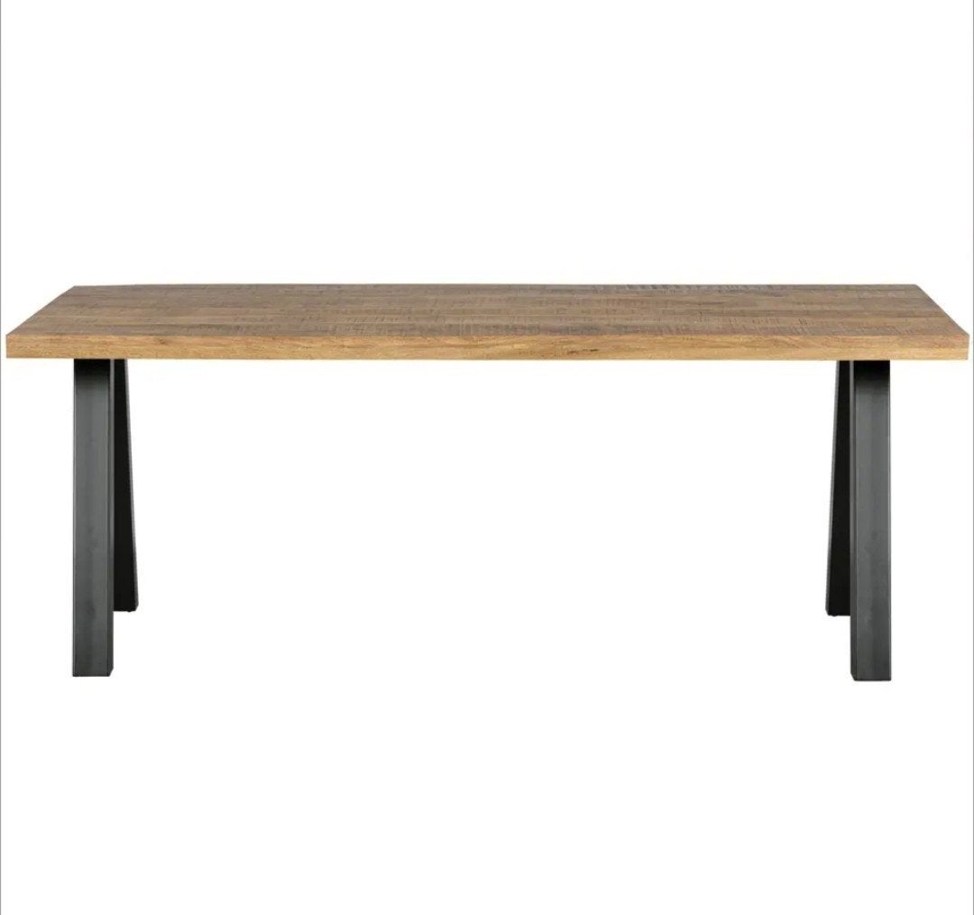 WOOOD Tablo 180x90 eettafel, Ophalen, 50 tot 100 cm, Zo goed als nieuw, 150 tot 200 cm