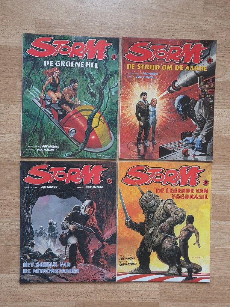 Storm - Don Lawrence/Dick Matena- losse delen, Boeken, Meerdere stripboeken, Ophalen of Verzenden, Zo goed als nieuw