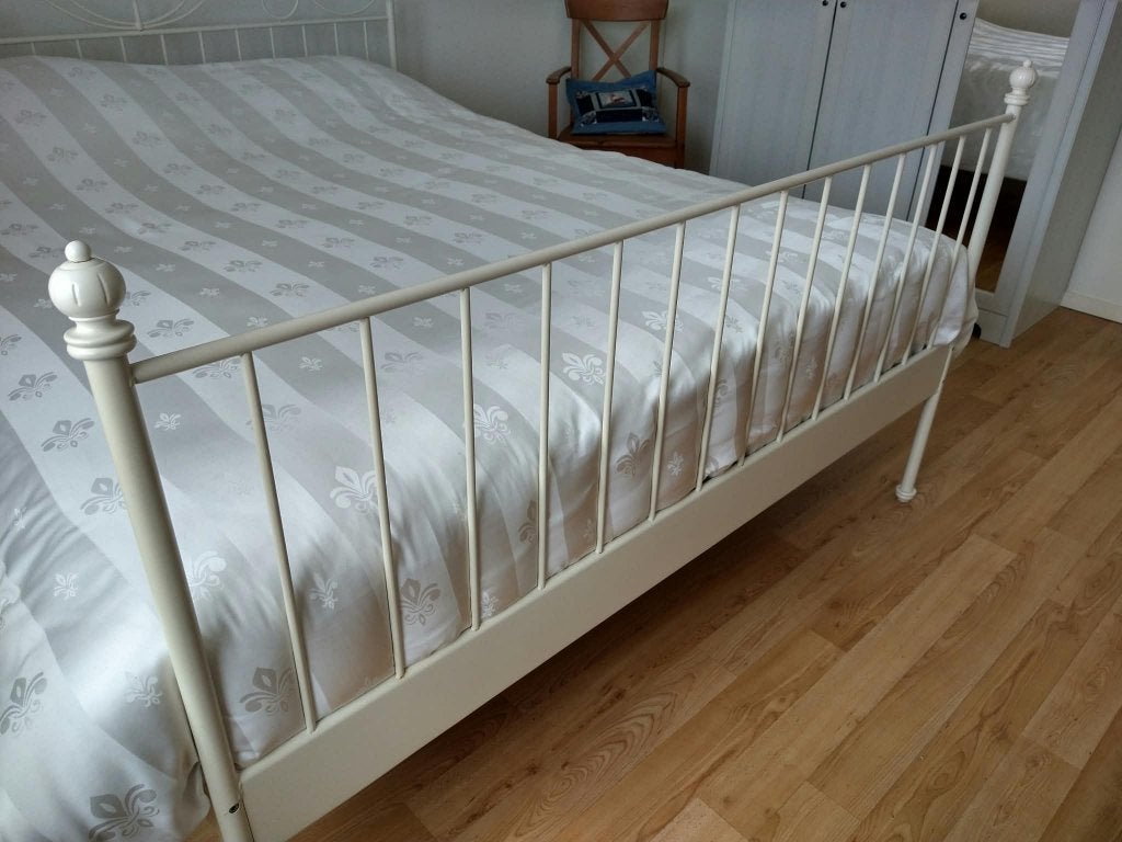 Compleet ledikant en evt kast, Ophalen, Tweepersoons, Zo goed als nieuw, 80 cm