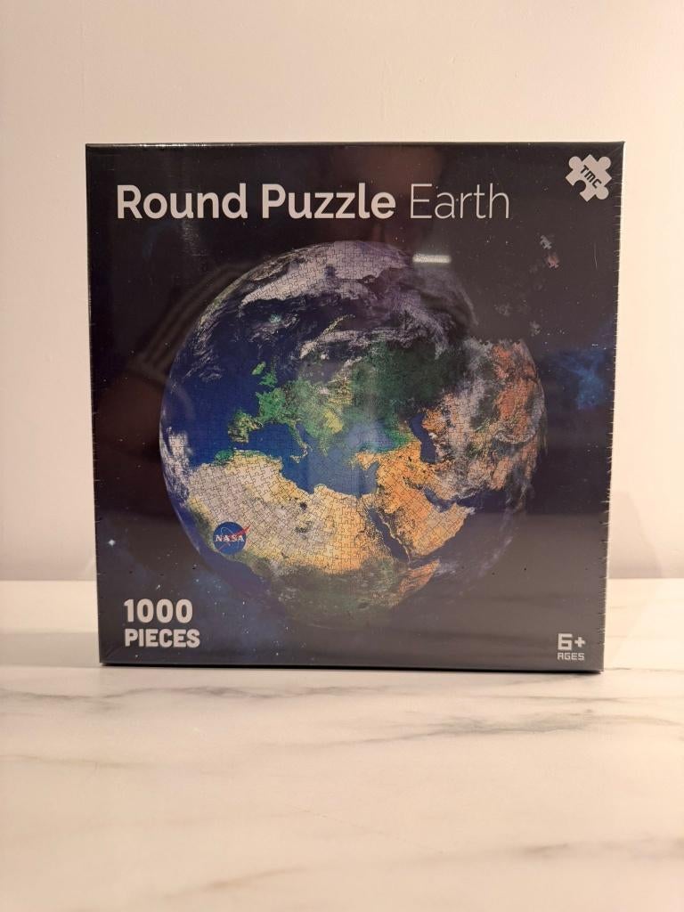 Ronde Puzzel - Earth, Hobby en Vrije tijd, Denksport en Puzzels, Nieuw, 500 t/m 1500 stukjes, Ophalen of Verzenden