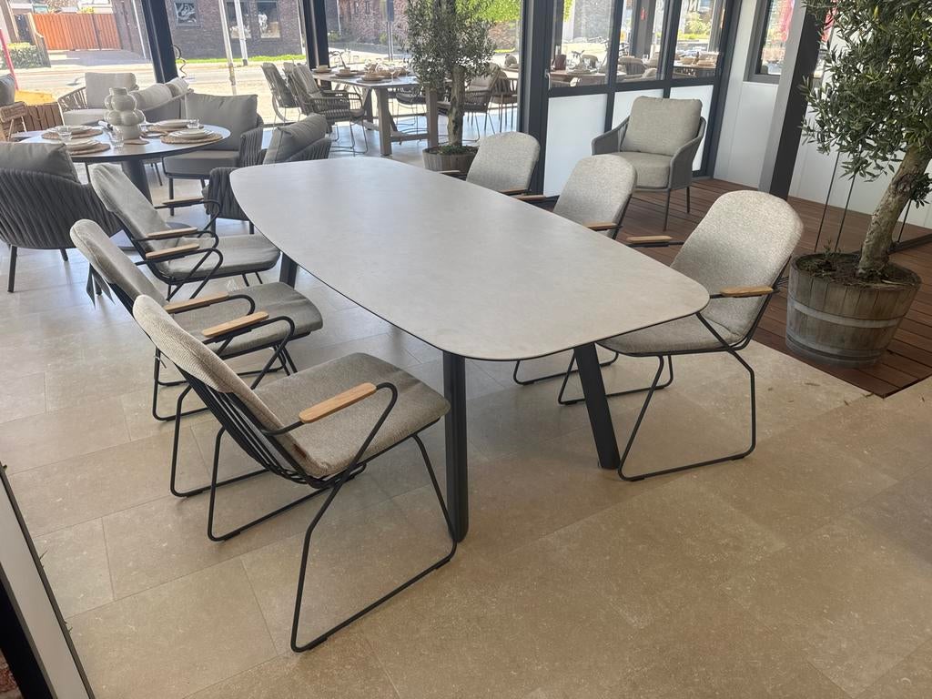 4 Seasons Outdoor Veneto / Manolo tuinset showmodel 6 pers, Ophalen, Zo goed als nieuw