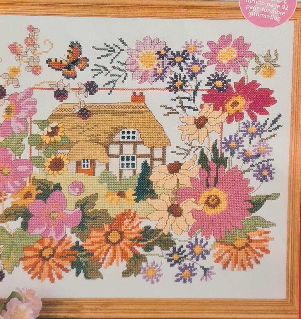 English cottage in de herfst borduurpatroon, Ophalen, Nieuw, Handborduren, Patroon