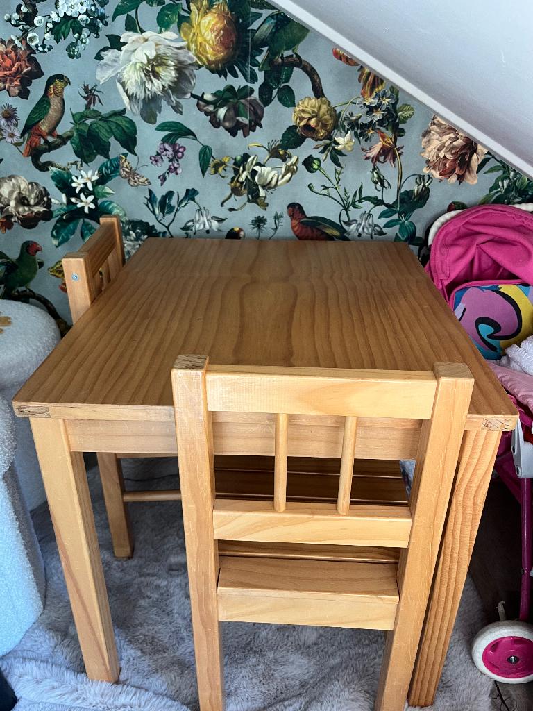 Tafeltje met 2 stoelen, Ophalen, Gebruikt, Overige typen