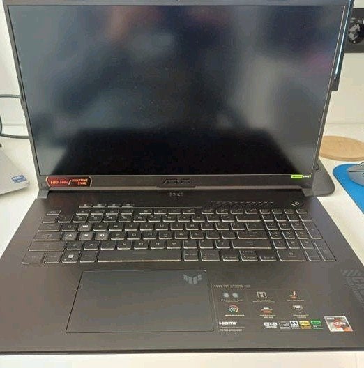 ASUS TUF Gaming A17 Gaming Laptop - Ryzen 7, RTX, 144Hz, AMD Ryzen 7 7000-serie, Met videokaart, Qwerty, ASUS