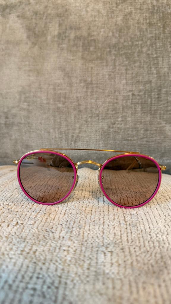 Zonnebril rayban, RB3647-N, Ophalen of Verzenden, Zo goed als nieuw, Roze, Ray-Ban