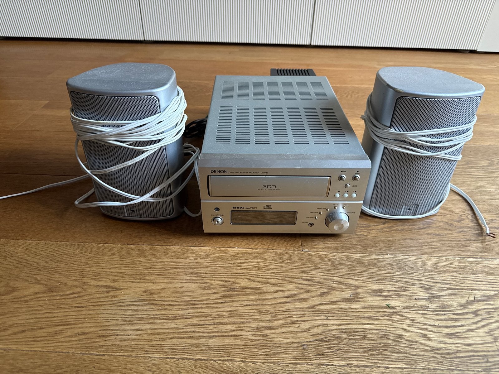 Denon UD-M50 Microset met CD-wisselaar en speakers, Gebruikt, Denon, Ophalen of Verzenden, Microset
