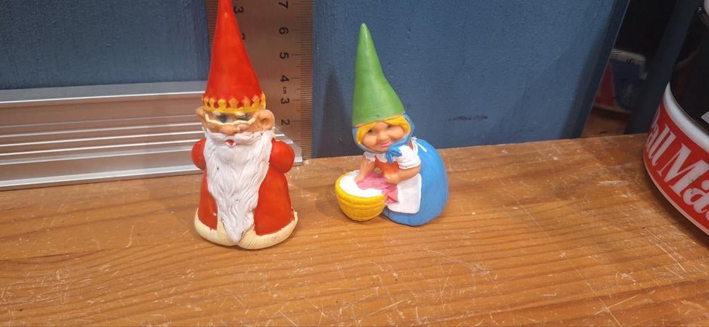 David de kabouter poppetjes Set van 2 (8326), ., Ophalen of Verzenden, Zo goed als nieuw, .