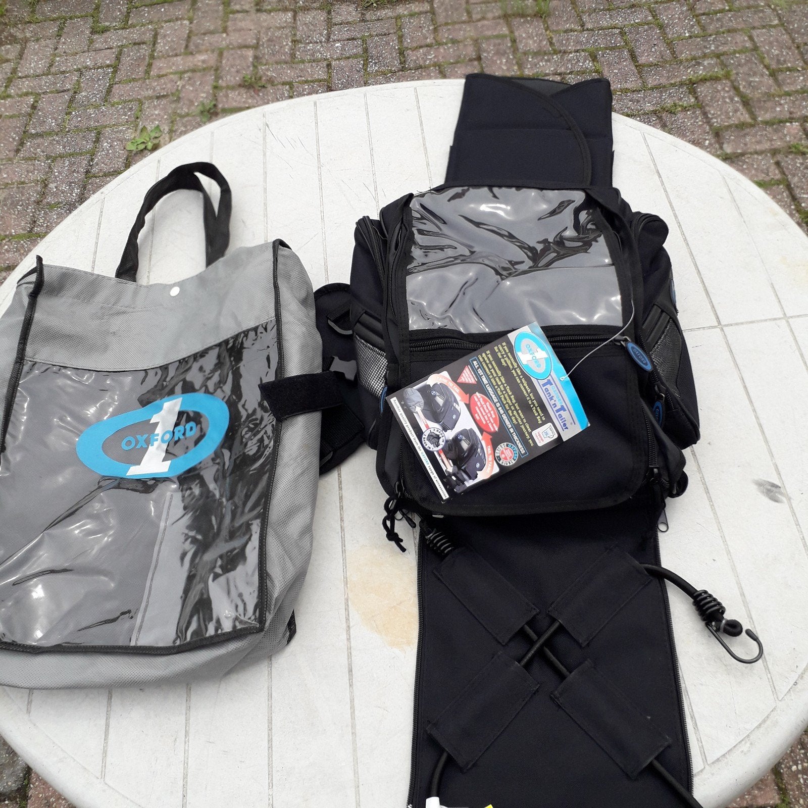 Oxford Tanktas Tank 'n' Tailer - Zwart (25L), Ophalen, Gebruikt
