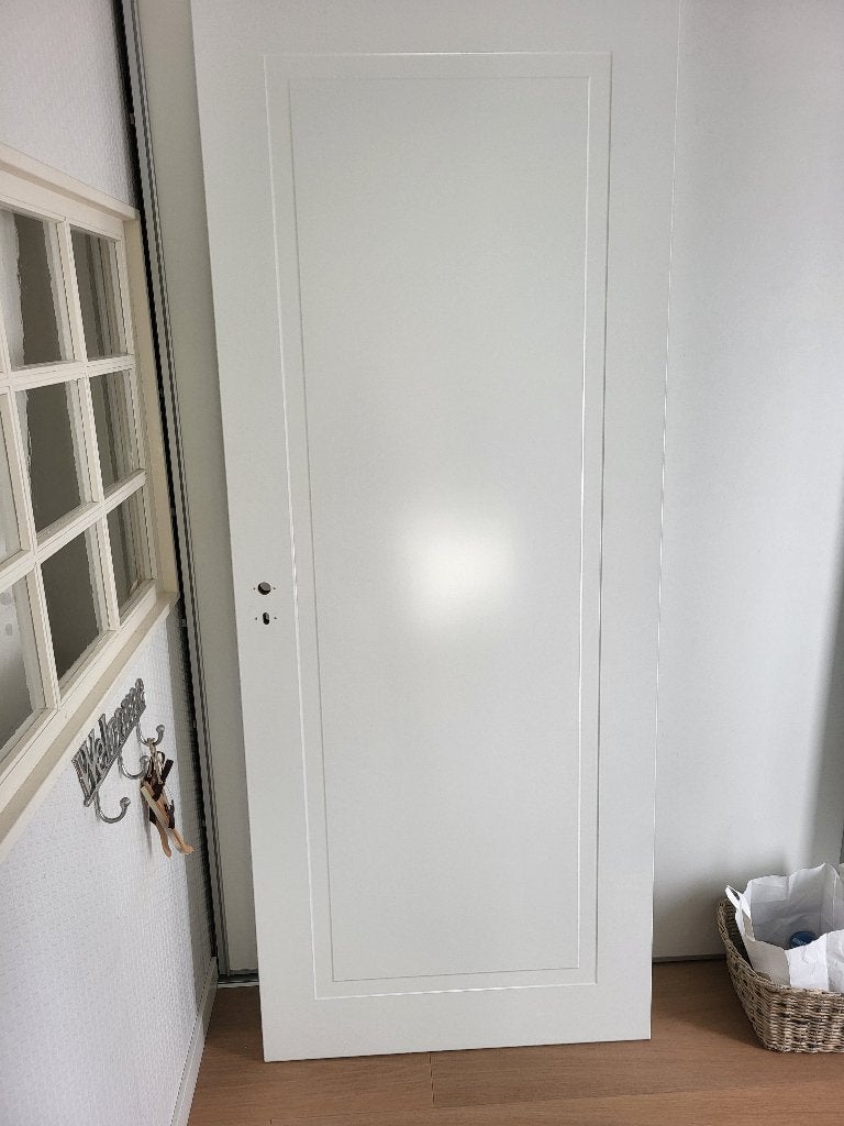 Nieuwe svedex opdekdeur 83x211,5 links draaind, Ophalen, 80 tot 100 cm, Binnendeur, Nieuw
