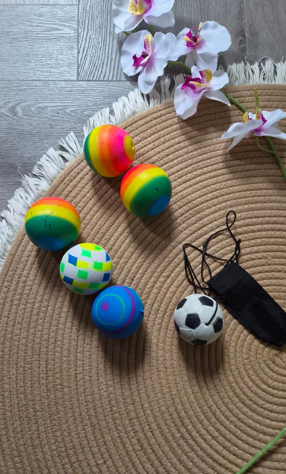 Set van 6 ballen: 3 zacht, 3 hard, Ophalen of Verzenden, Jongen of Meisje